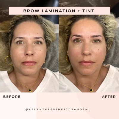 Brow Lamination + Tint | APMU Med Spa in Marietta GA